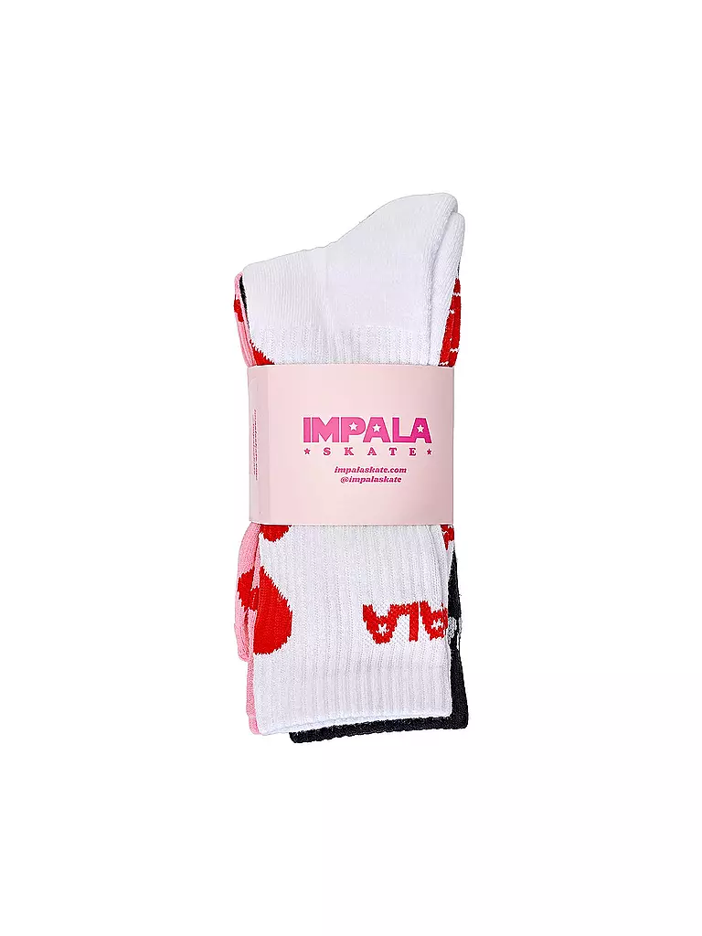 IMPALA | Socken 3-er Pkg. hearts | bunt