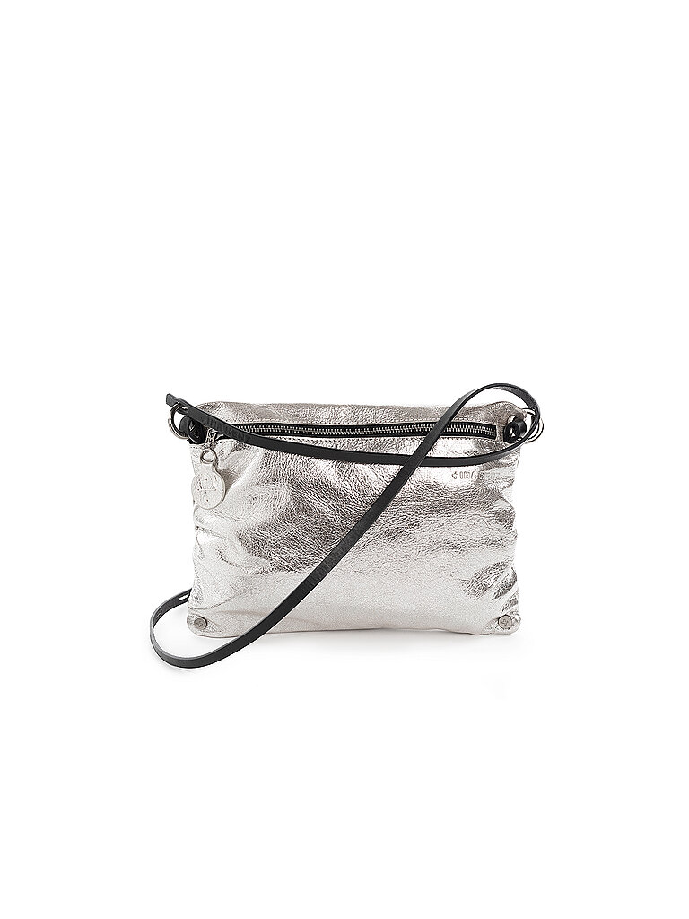 INA KENT Ledertasche - Umhängetasche MOONLIT ed.1 silber