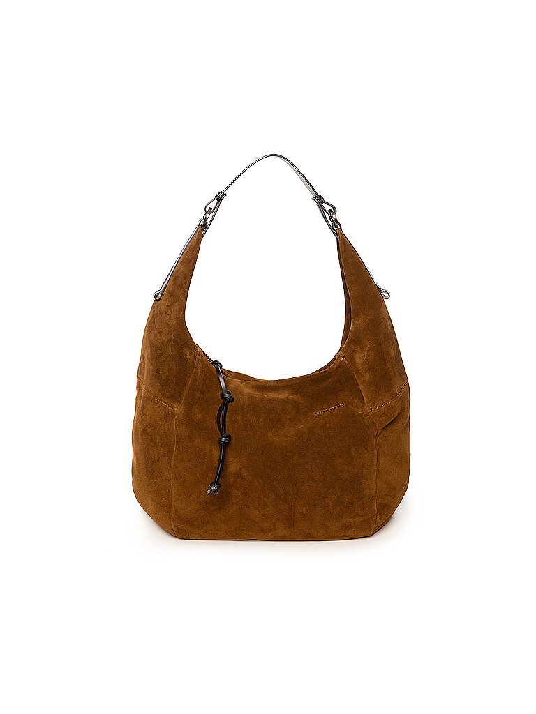 INA KENT Ledertasche - Hobo Bag MIOW ED.1 SUEDE braun
