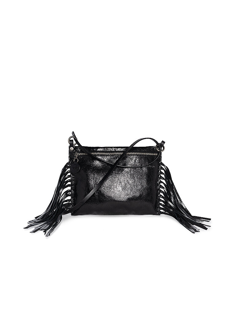 INA KENT Ledertasche - Umhängetasche SUNLIT ED.1 schwarz
