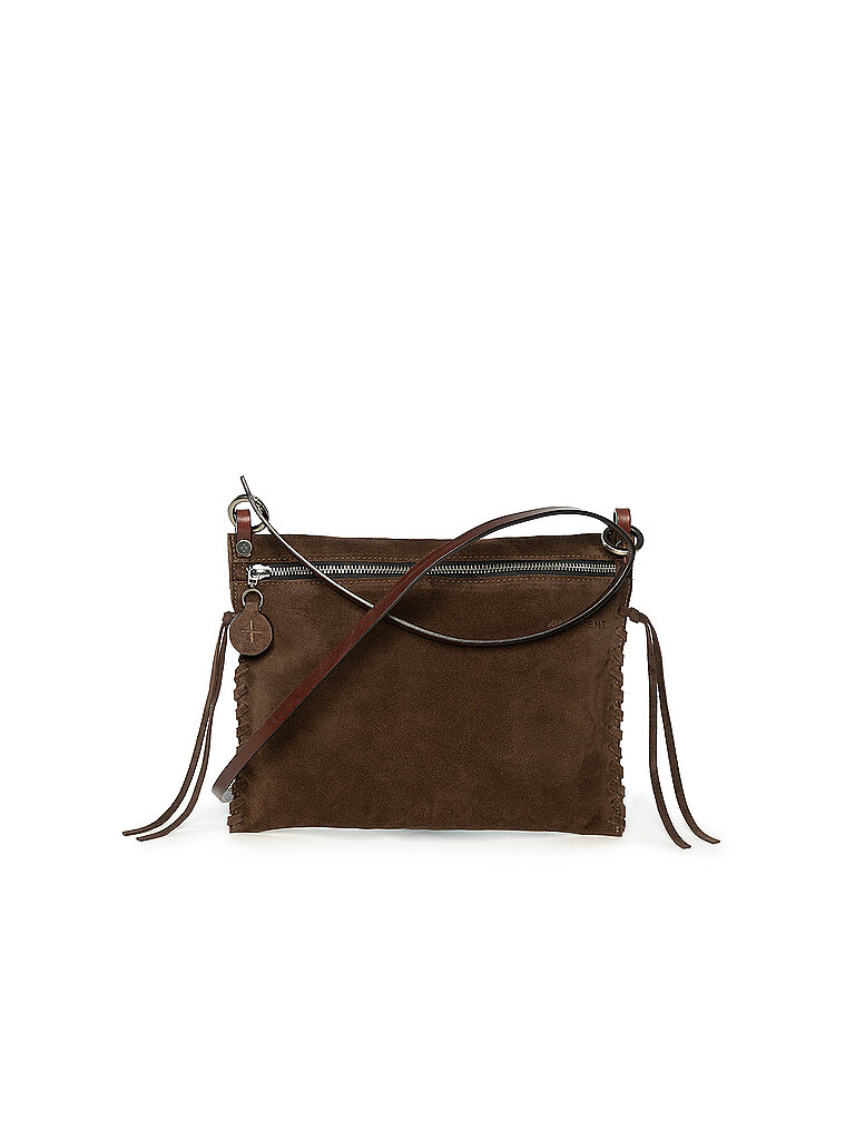 INA KENT Ledertasche - Umhängetasche SUNLIT ED.2 SUEDE braun
