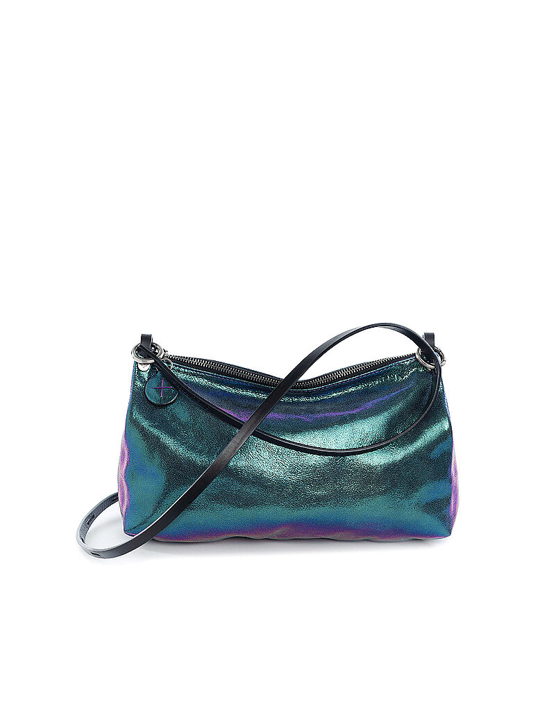 INA KENT Ledertasche - Umhängetasche ORNAMENT Ed. 2 petrol