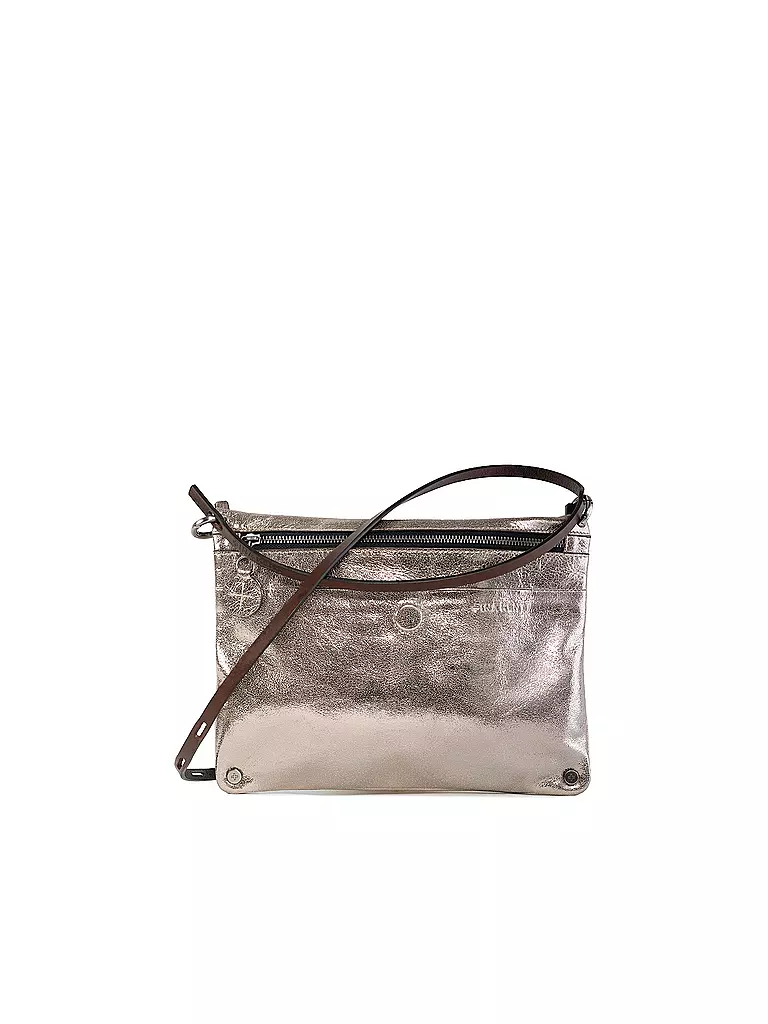 INA KENT | Ledertasche - Mini Bag MOONSTRUCK ed.2 | grau
