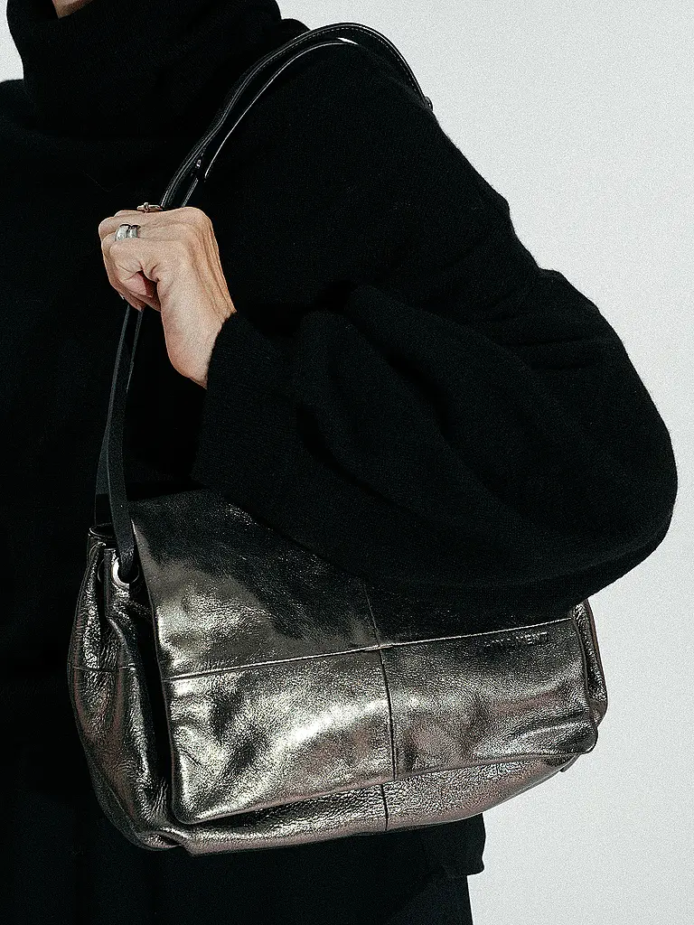 INA KENT | Ledertasche - Umhängetasche EILEEN ED. 1 | Schwarz