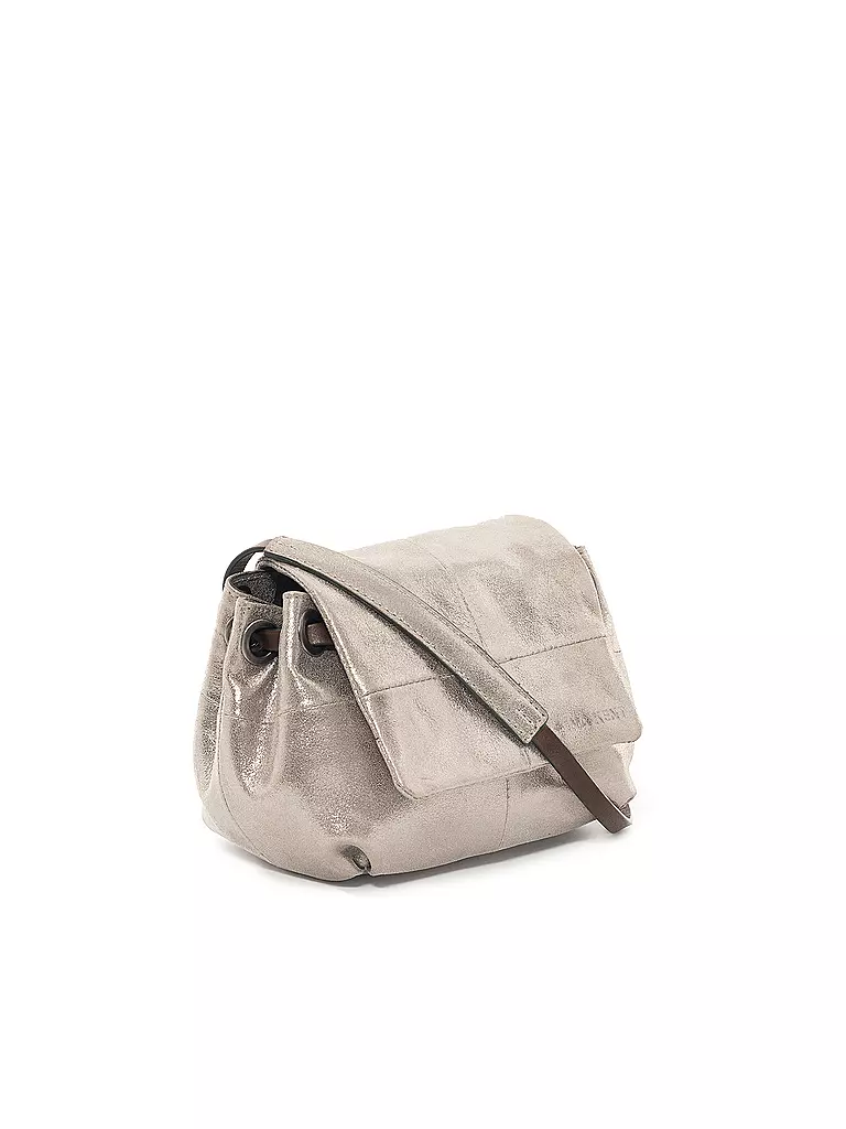 INA KENT | Ledertasche - Umhängetasche ESPE Ed. 1 | silber