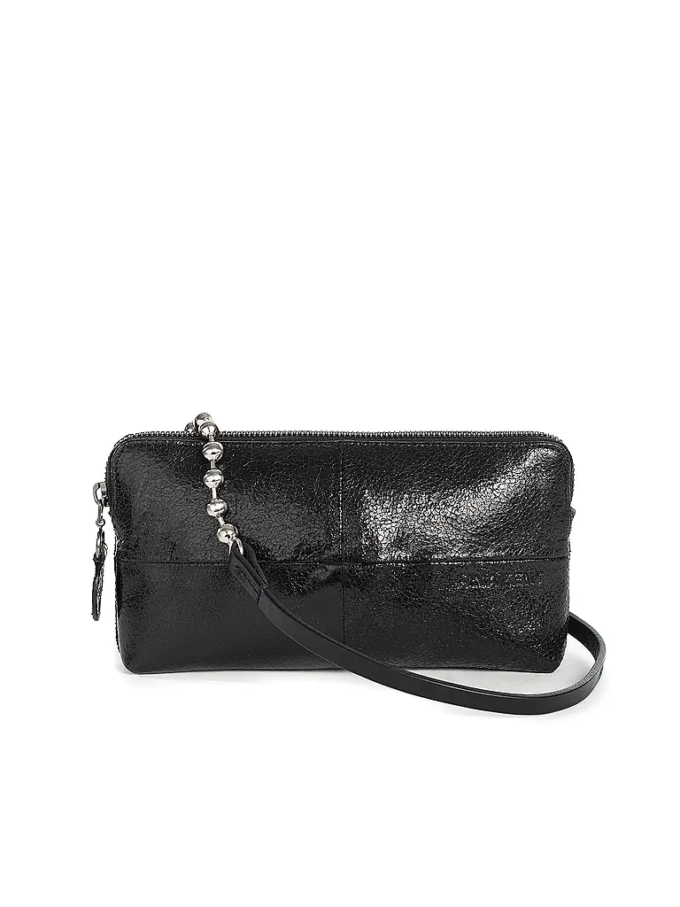 INA KENT | Ledertasche - Umhängetasche IVIET ED.4 | Schwarz