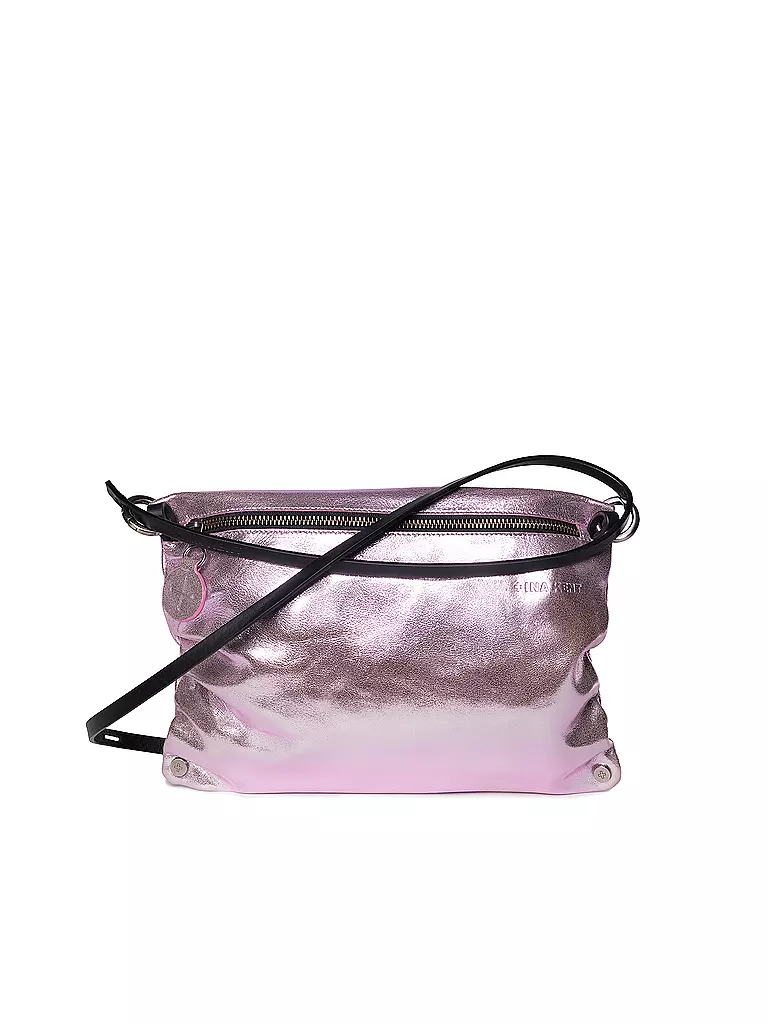 INA KENT | Ledertasche - Umhängetasche MOONLIT Ed. 1 | rosa