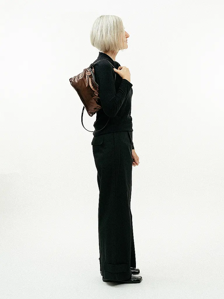 INA KENT | Ledertasche - Umhängetasche MOONLIT ed.1 | Braun