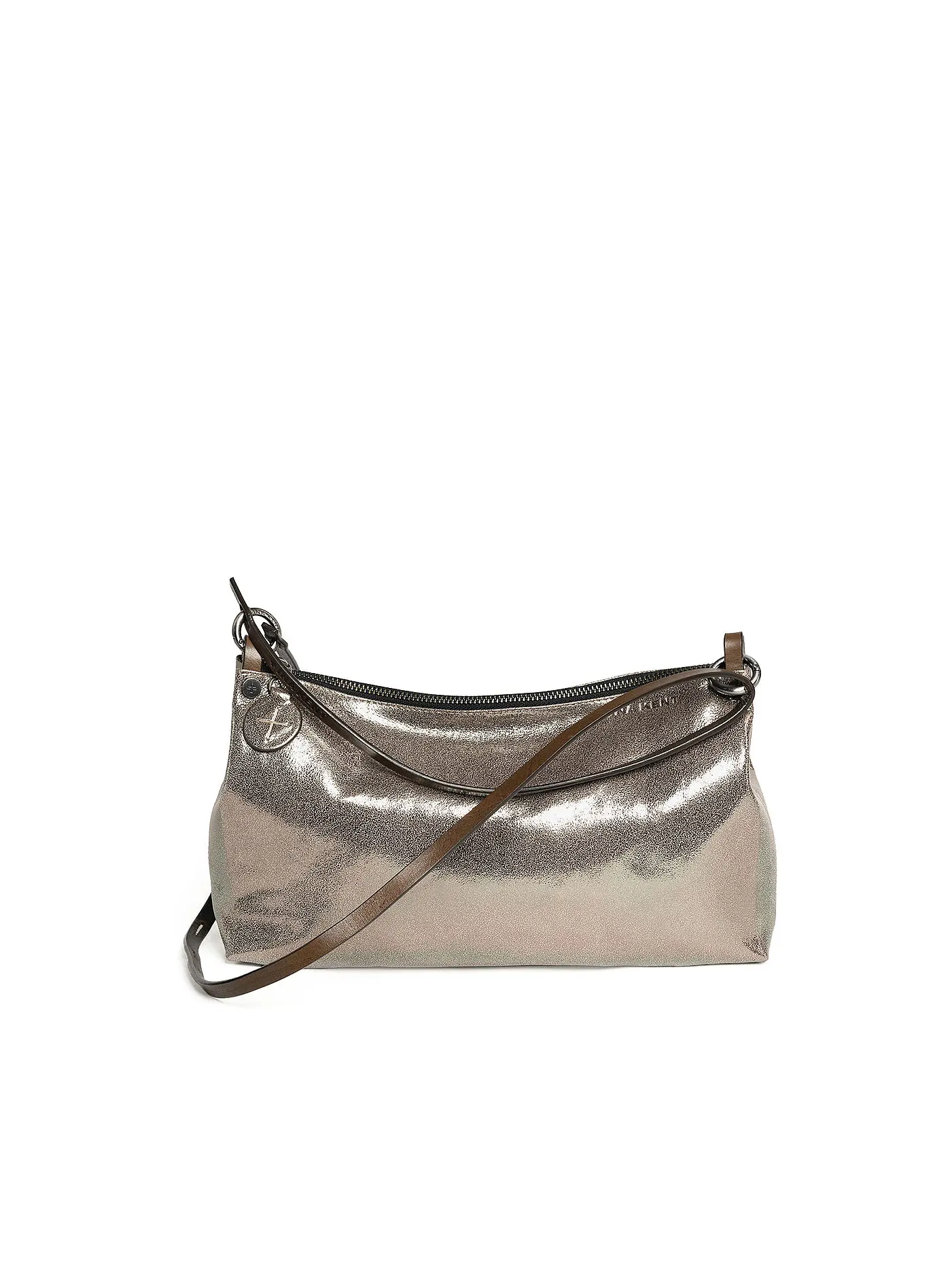 INA KENT | Ledertasche  - Mini Bag ORNAMENT ed. 2 | silber