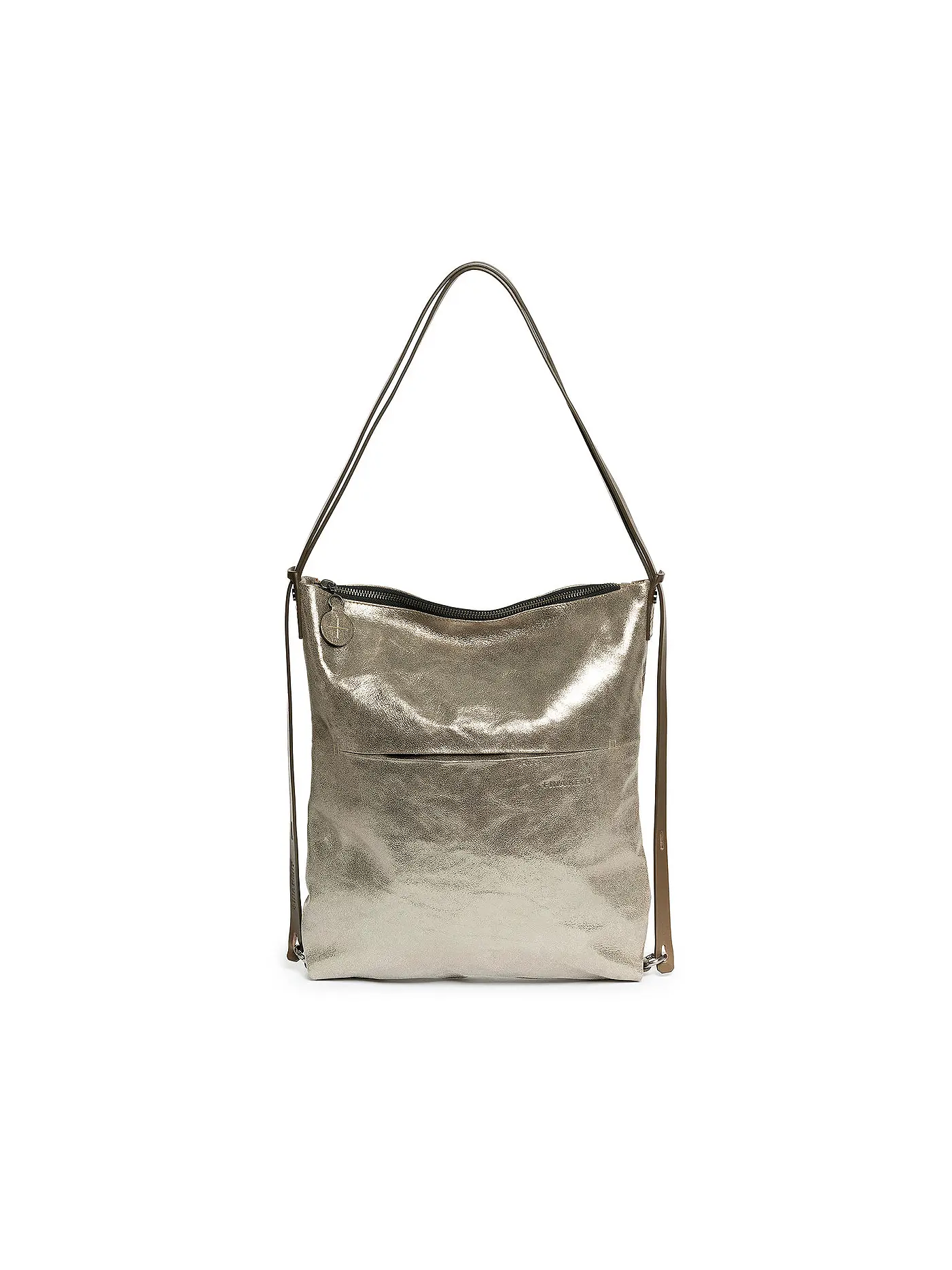 INA KENT | Ledertasche - Umhängetasche SHER ED. 1 | silber