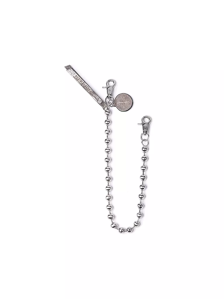 INA KENT | Schlüsselanhänger - Kettenriemen BALL N CHAIN ED.1 | silber