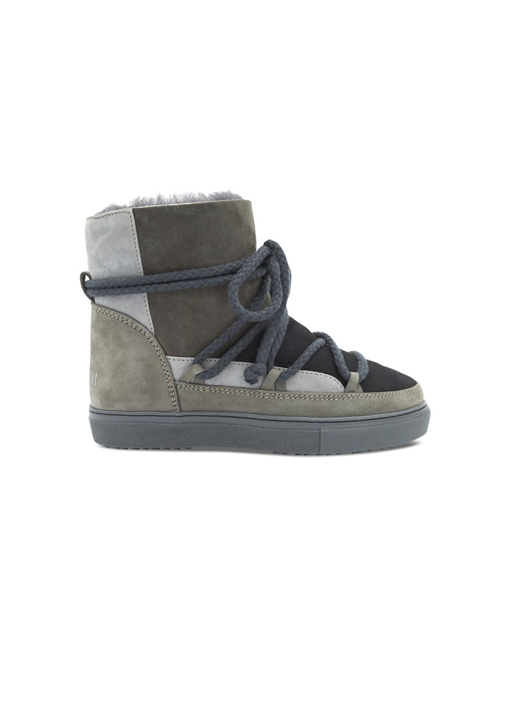 INUIKII | Boot "Patchwork" | grau