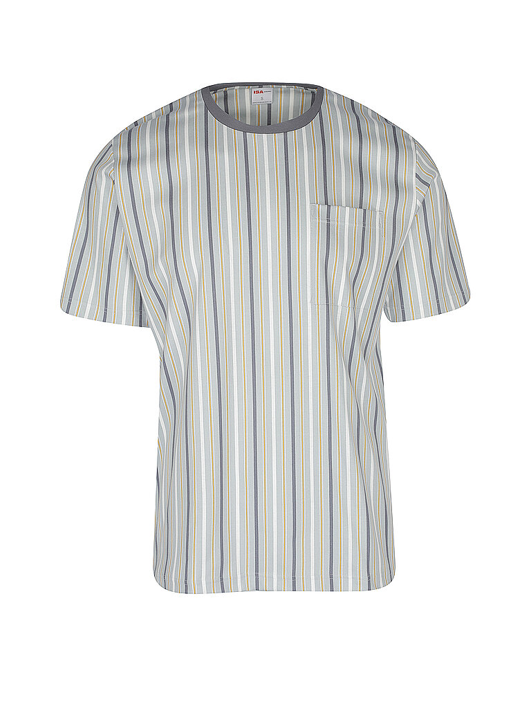 ISA Herren Pyjama braun | M