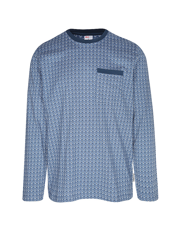 ISA Pyjama blau S herren