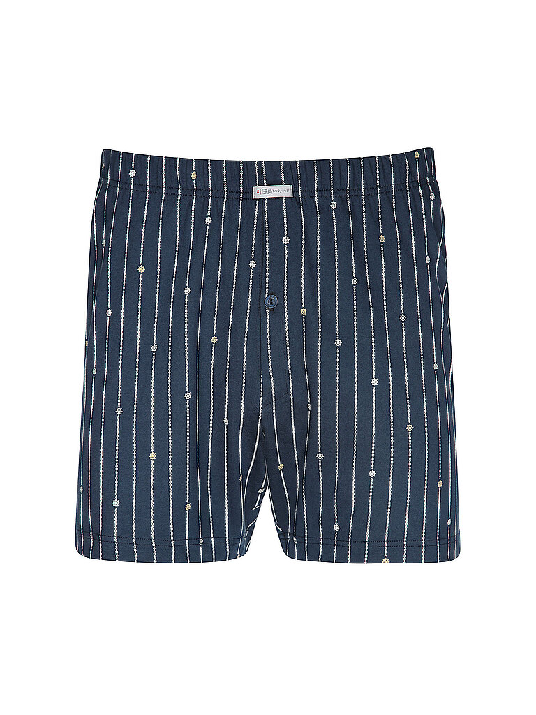 Boxershorts blau gem. blau L herren