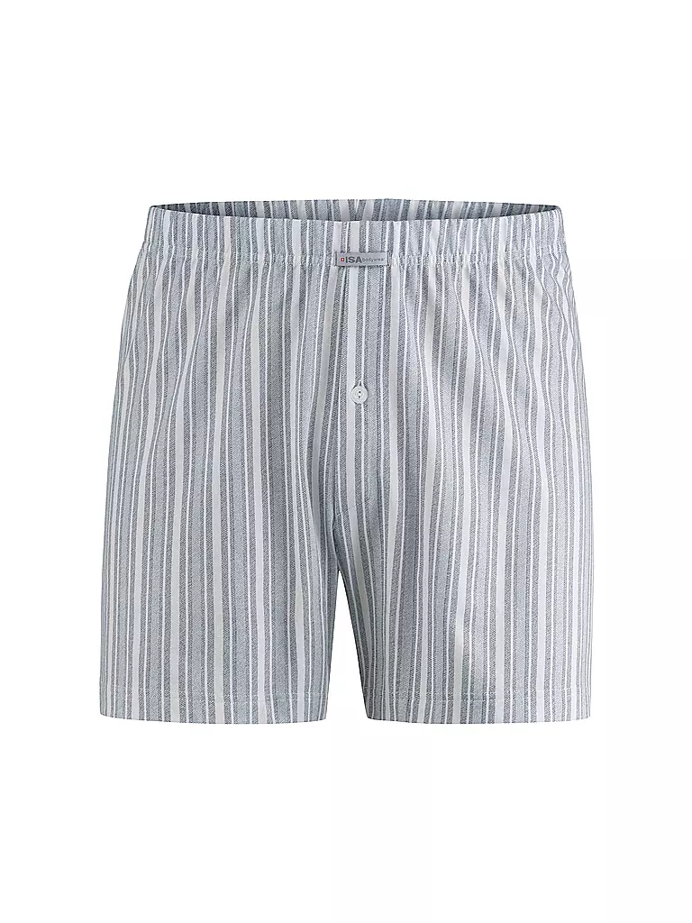 ISA | Boxershorts Oliv Blau | blau
