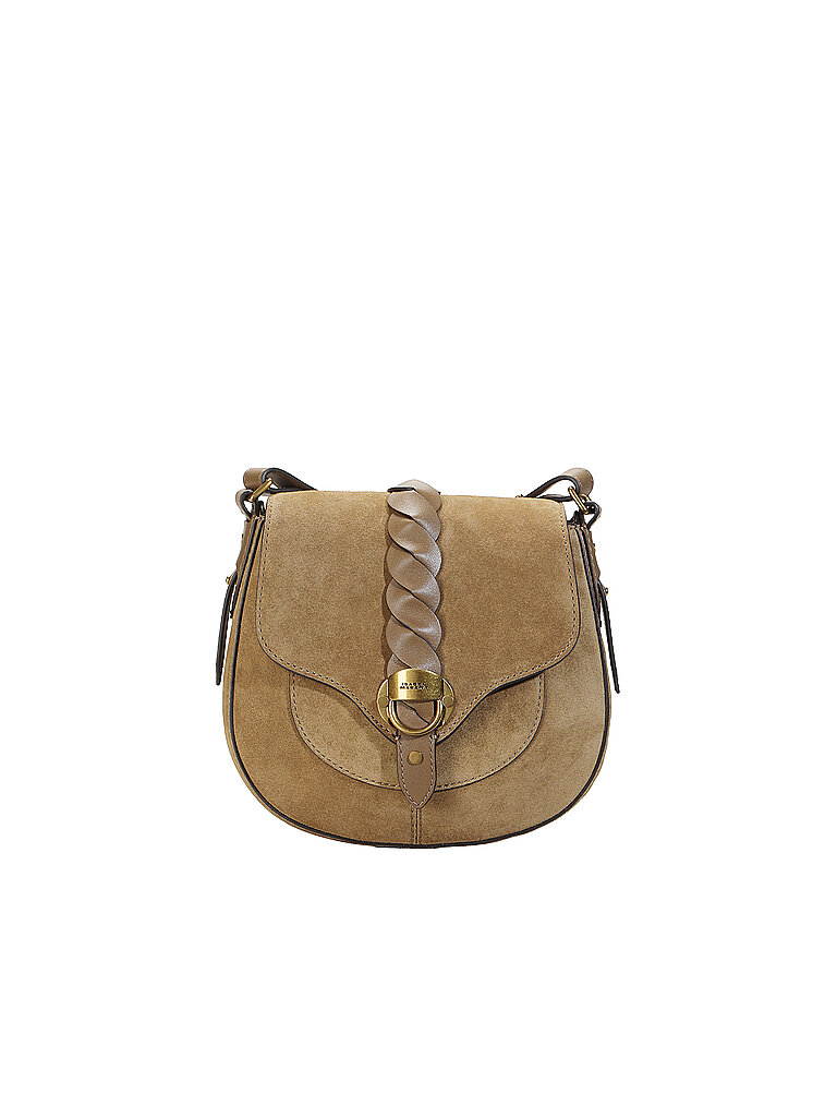 ISABEL MARANT Ledertasche - Schultertasche ALTAY Small beige