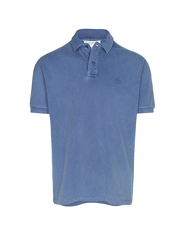 Poloshirt blau L herren
