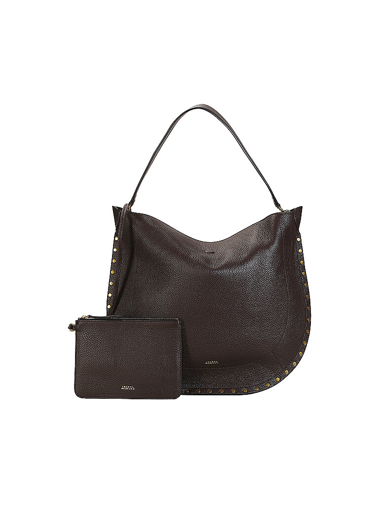 ISABEL MARANT Ledertasche - Hobo OSKAN SOFT braun