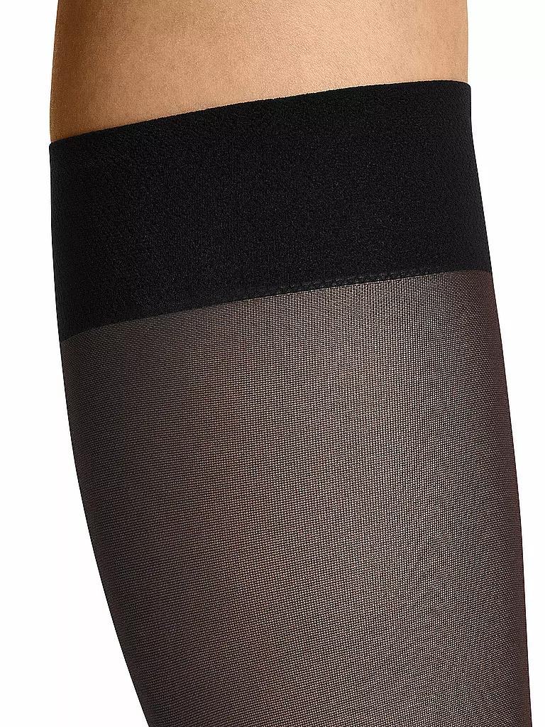 ITEM M6 | Kniestrümpfe "Translucent" (Black) | schwarz
