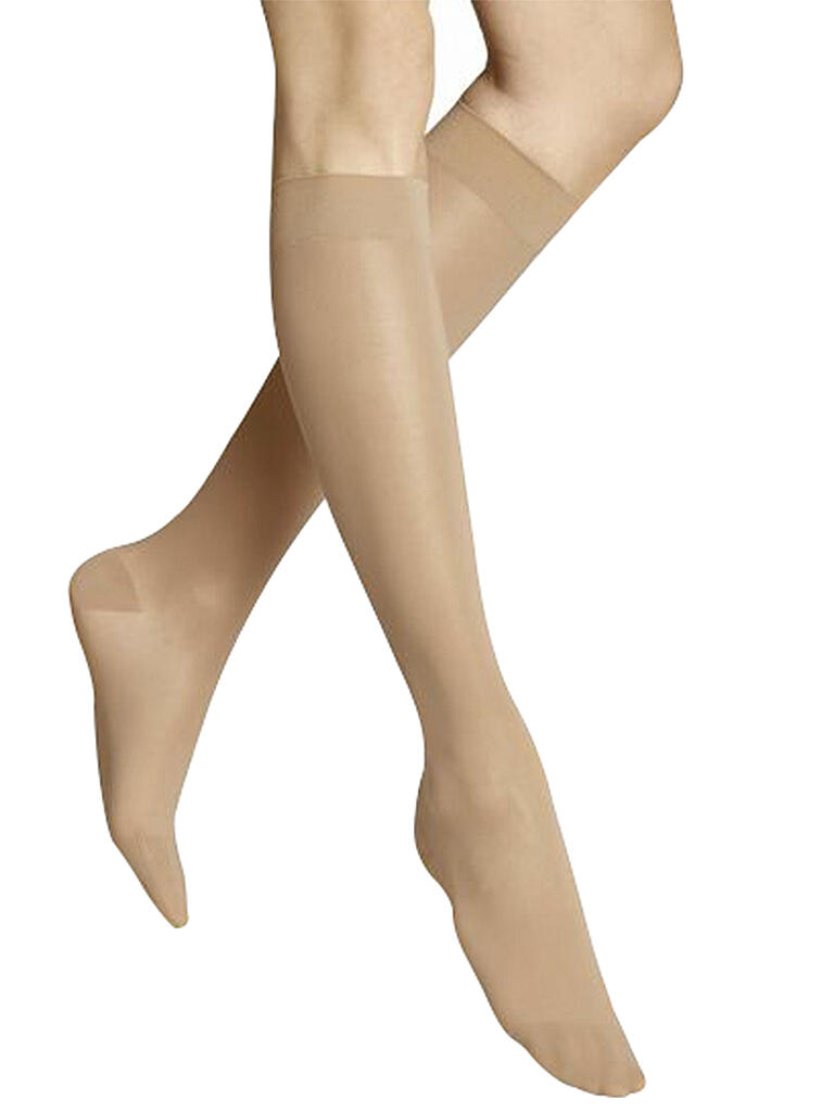 ITEM M6 | Kniestrümpfe Knee-High "Transculent" 30DEN (Skin) | beige