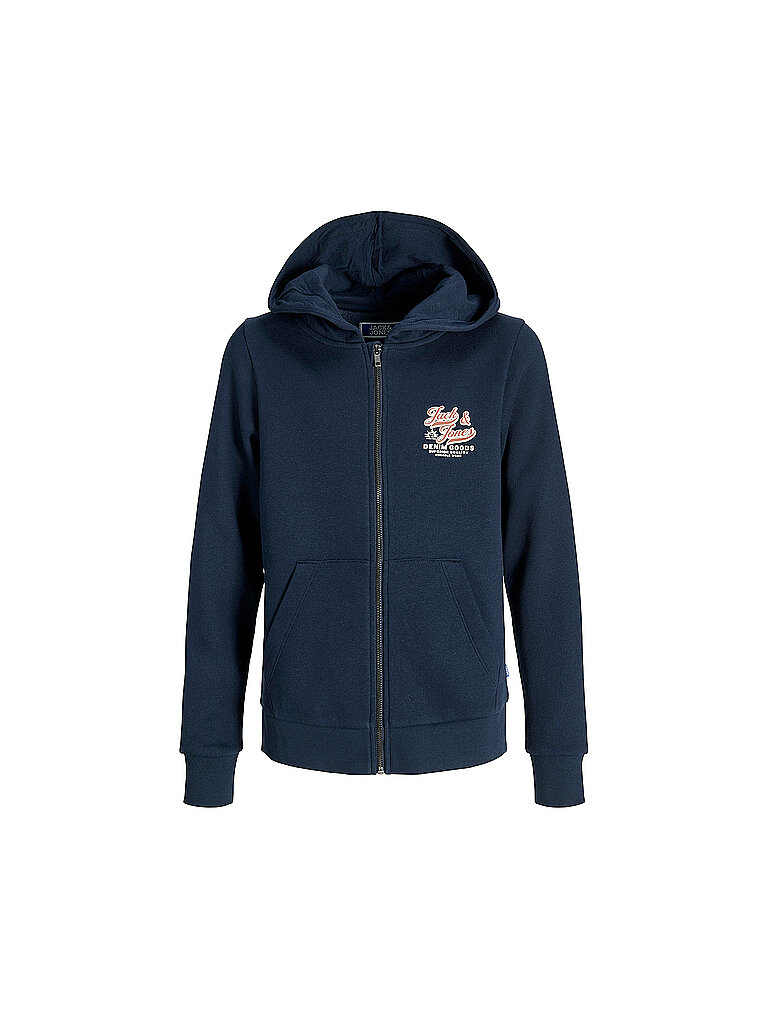 JACK & JONES Jungen Sweatjacke JJELOGO dunkelblau | 140