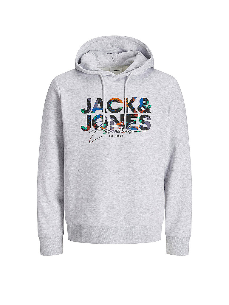 JACK & JONES Kapuzensweater - Hoodie JJGEPLAS grau | S