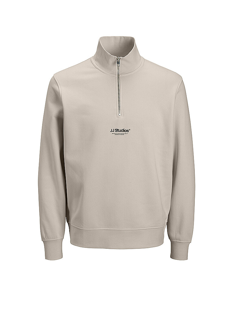 JACK & JONES Troyer Pullover JJESOHO creme | S
