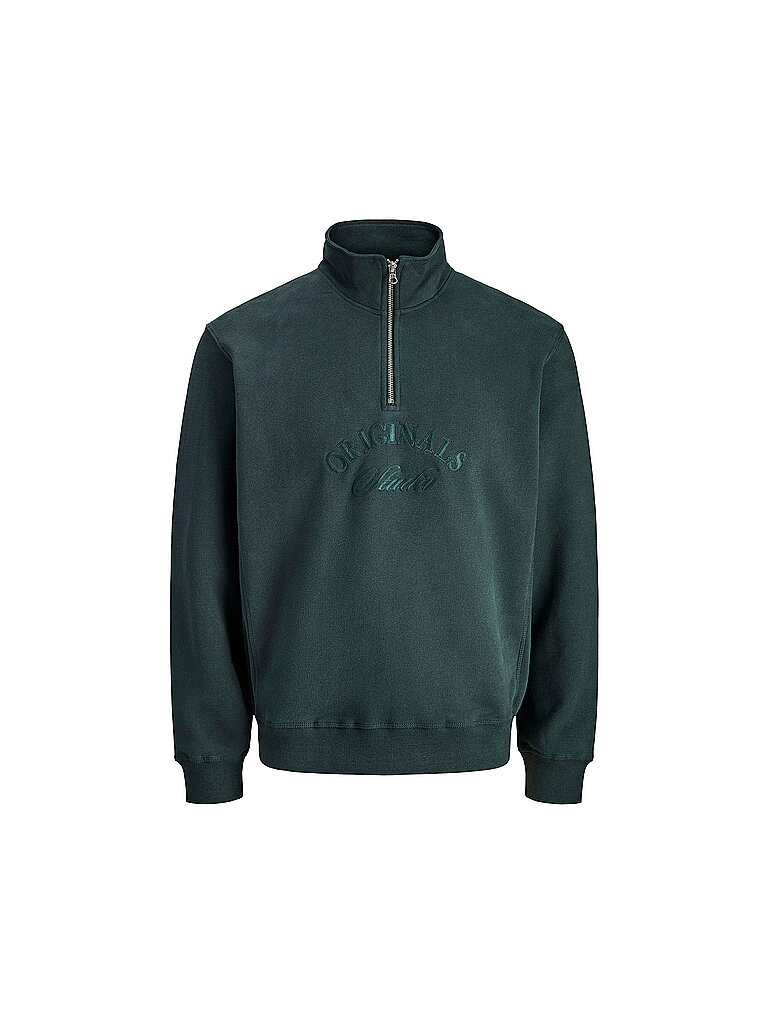 JACK & JONES Jungen Sweater JORBLEECKER dunkelgrün | 140