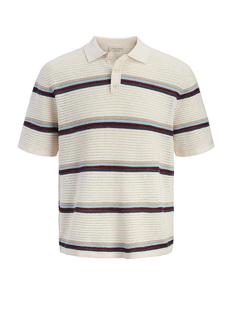Poloshirt JORMAINE creme M herren