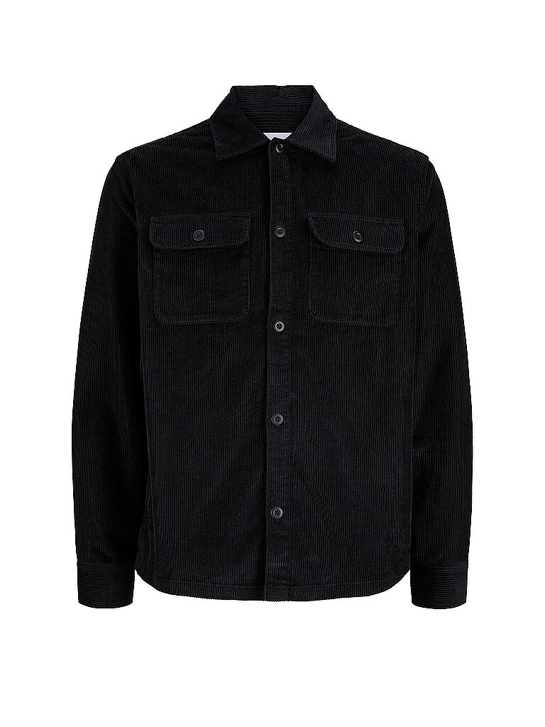 JACK & JONES Overshirt JJEREGENT schwarz | S