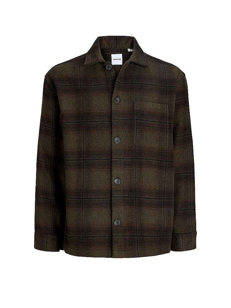 JACK & JONES Overshirt JJESOHO olive | L