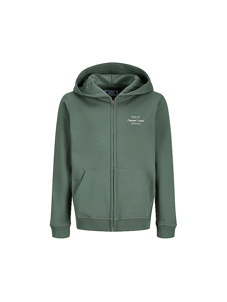 JACK & JONES Jungen Sweatjacke JORNORREBRO hellgrün | 140