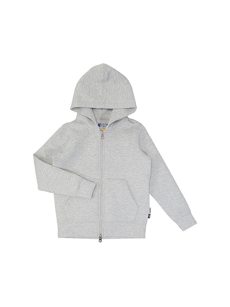 JACK & JONES Jungen Sweatjacke  JCOLEGACY hellgrau | 140