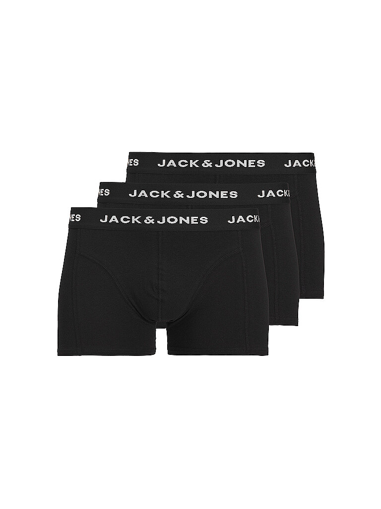 JACK & JONES Pants 3er Pkg. JACANTHONY black black black  schwarz | L
