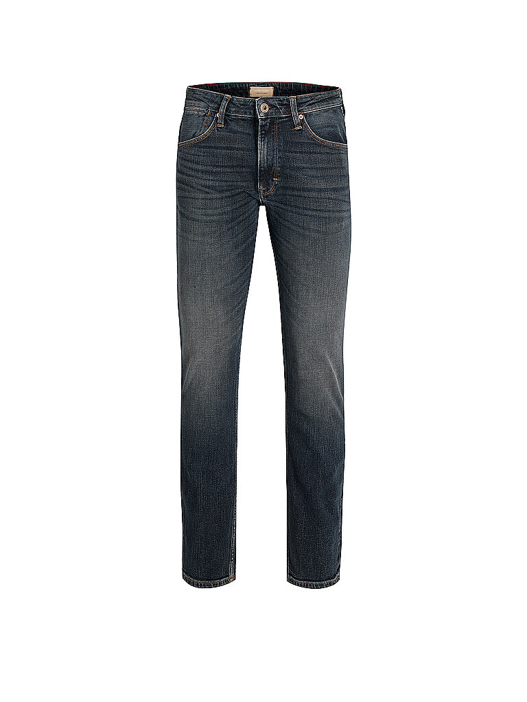 JACK & JONES Jeans Straight Fit JJICLARK  dunkelblau | 34/L34