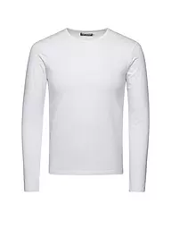 JACK & JONES | Basic Langarmshirt | Weiss