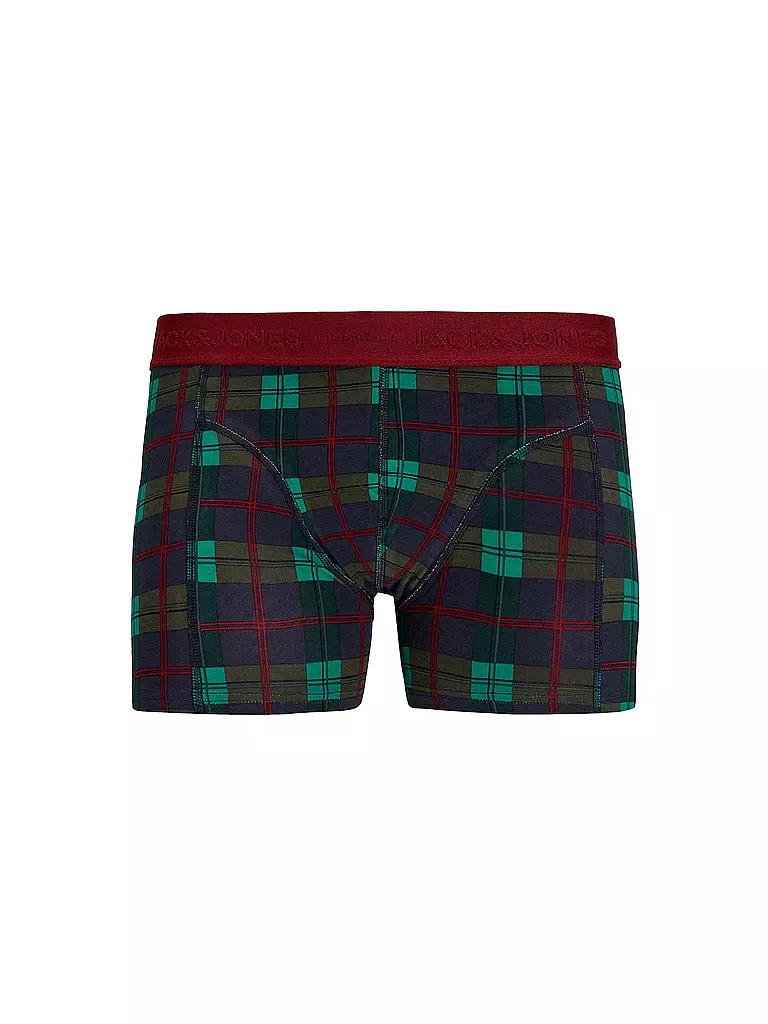 JACK & JONES | Boxershorts JACXMAS 3er Pkg. scarab/rhubarb inkwell | 