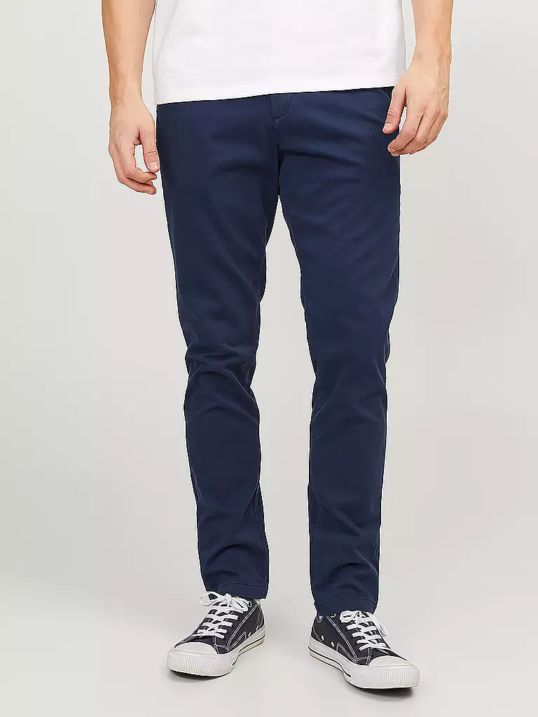 JACK & JONES | Chino Slim Fit JPSTMARCO | schwarz