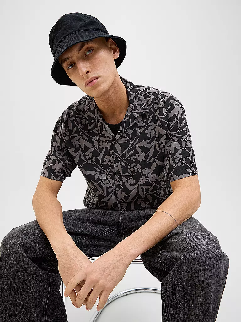 JACK & JONES | Hemd Regular Fit JJJEFF MONOCHROME | beige
