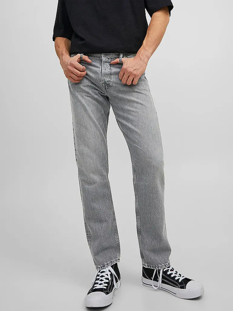 JACK & JONES | Jeans Baggy Fit JJICHRIS JJORIGINAL | Grau