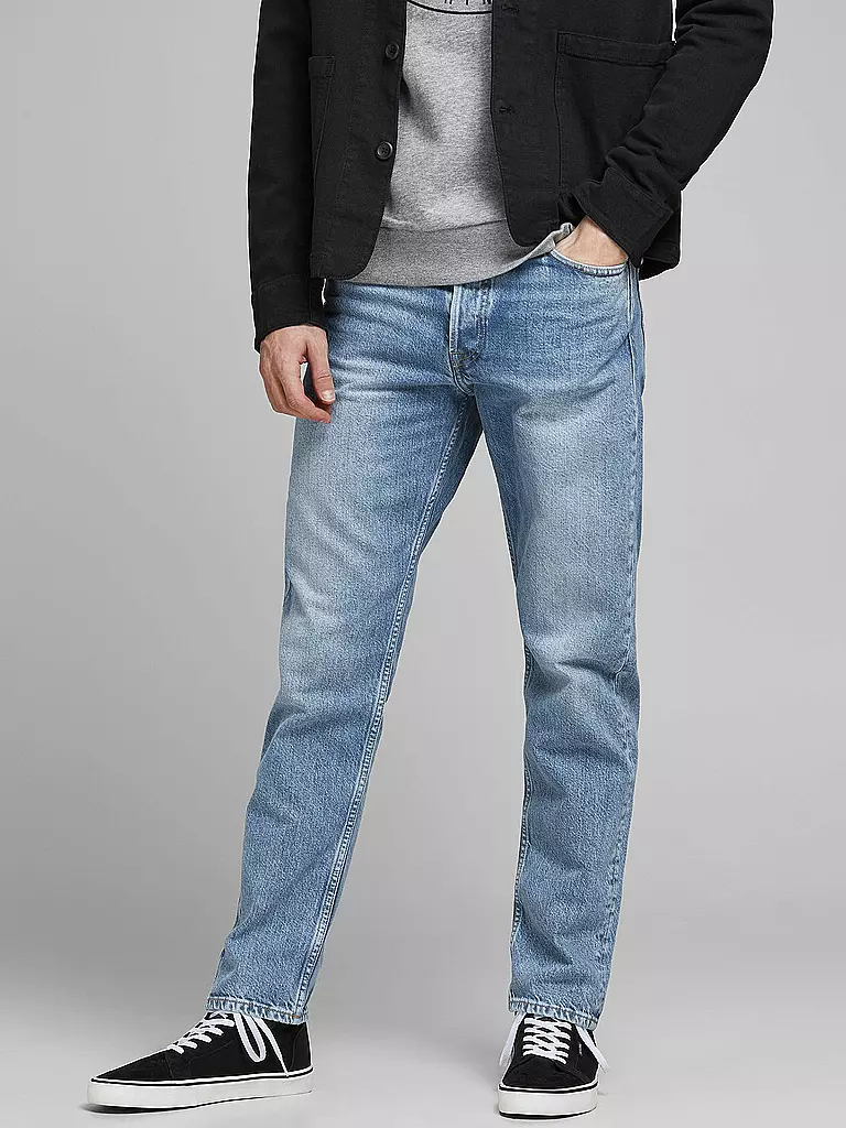 JACK & JONES | Jeans Regular Fit JJICHRIS | schwarz