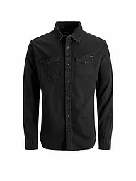 JACK & JONES | Jeanshemd Slim Fit Jjesheridan | schwarz