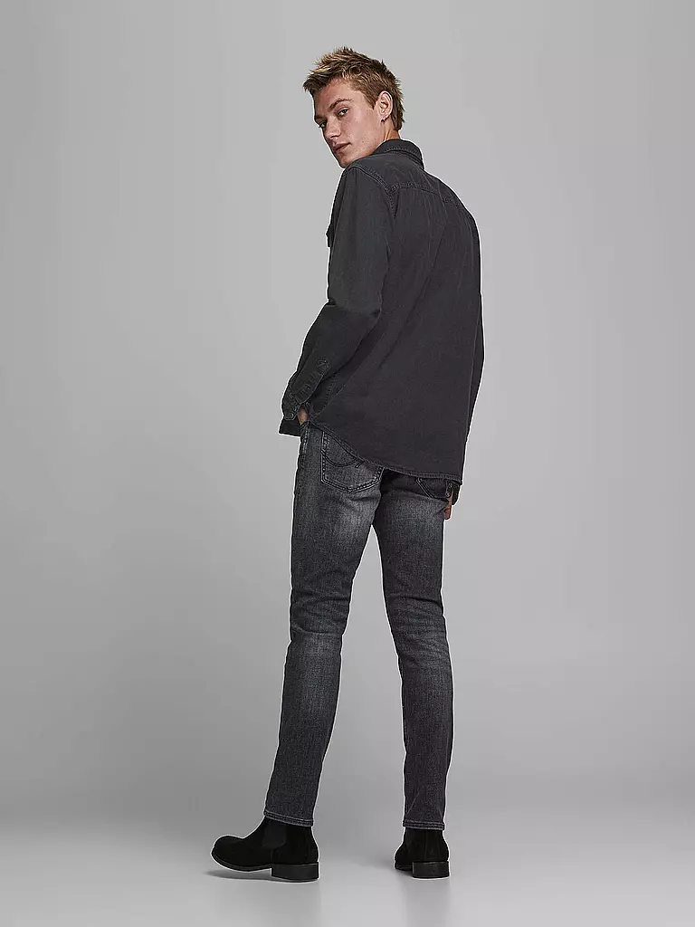 JACK & JONES | Jeanshemd Slim Fit Jjesheridan | schwarz