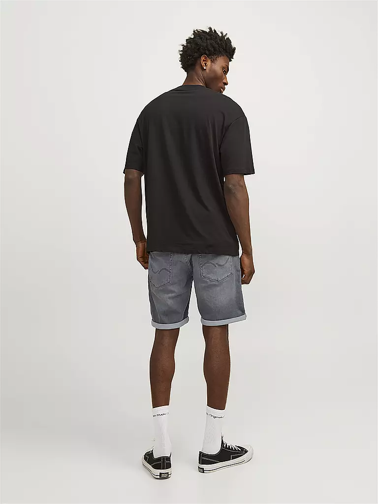 JACK & JONES | Jeansshorts JJIRICK JJICON | schwarz