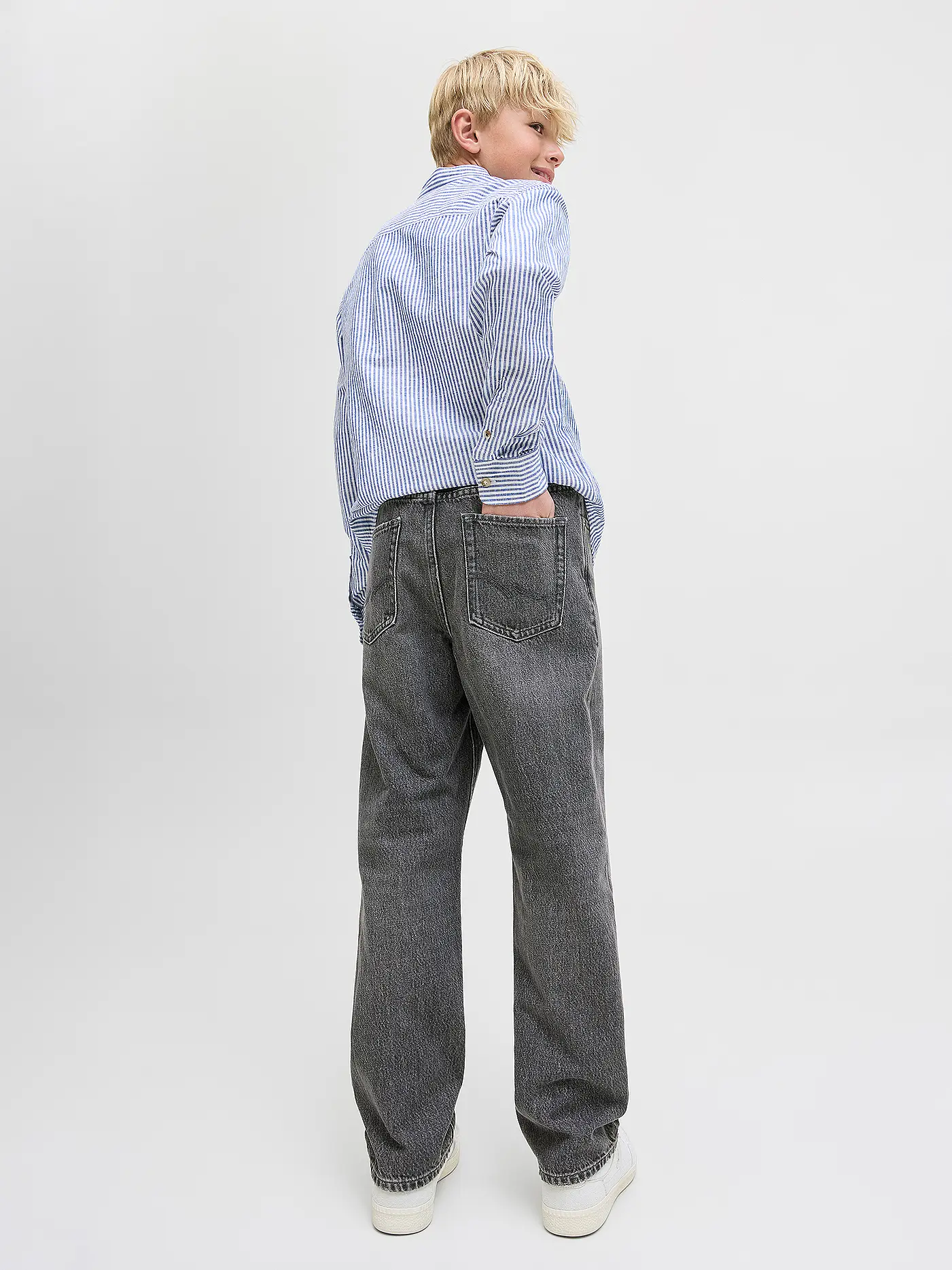 JACK & JONES | Jungen  Jeans Regular Fit JJICHRIS  | schwarz