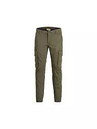 JACK & JONES | Jungen Cargohose JJIPAUL JJFLAKE | olive