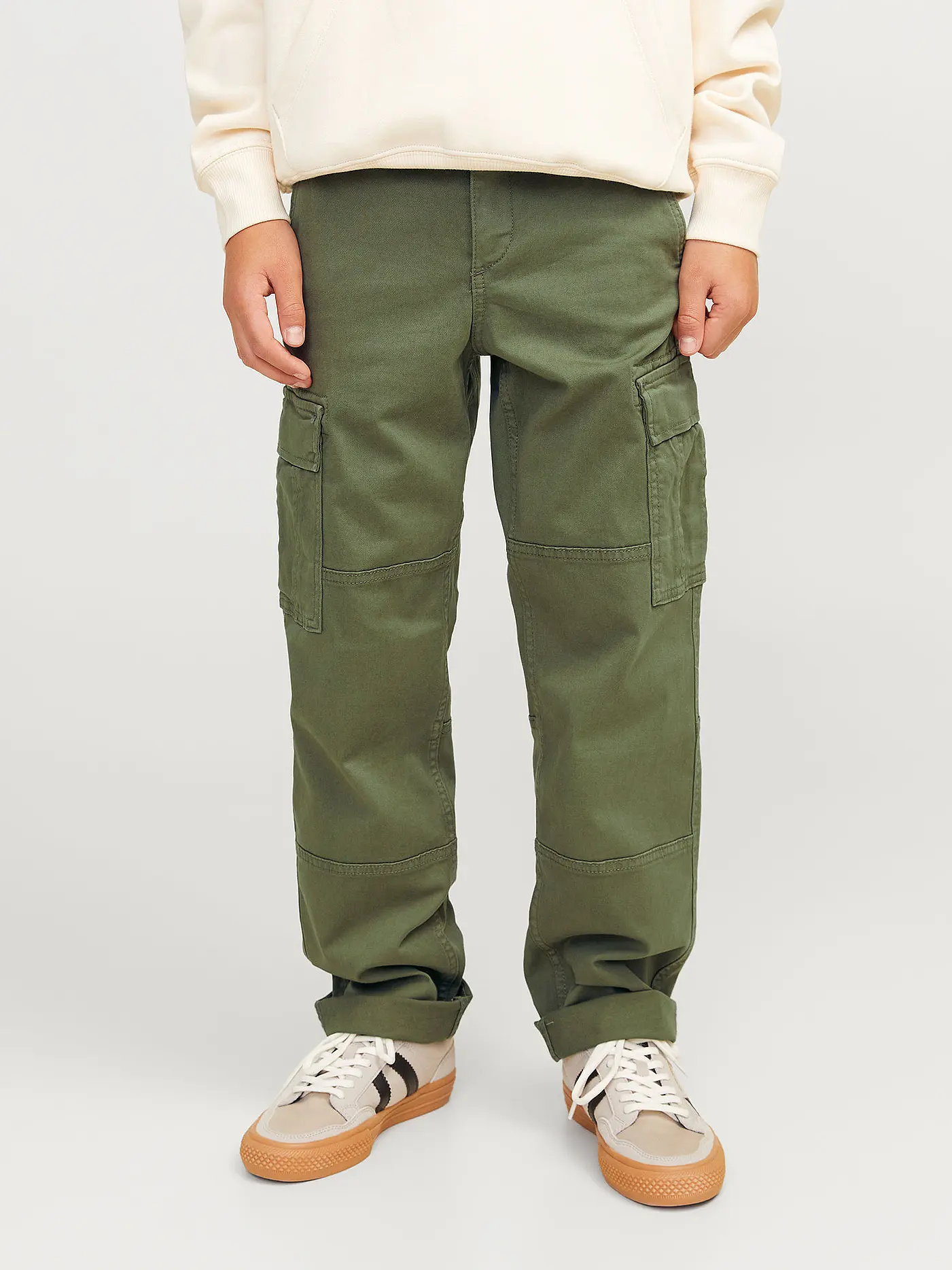 JACK & JONES | Jungen Cargohose JPSTKANE JJHARLOW | olive