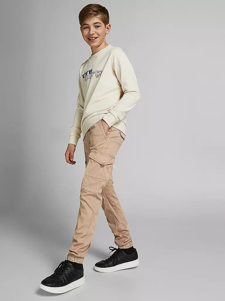 JACK & JONES | Jungen Cargohose JPSTPAUL JJFLAKE | olive