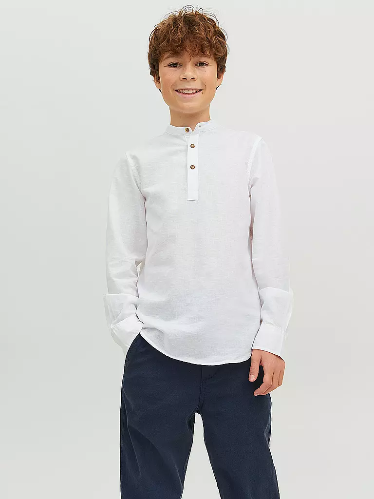 JACK & JONES | Jungen Hemd JPRBLASUMMER | weiss